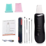 Everything included in the Luméa Skin Scrubber Onyx set